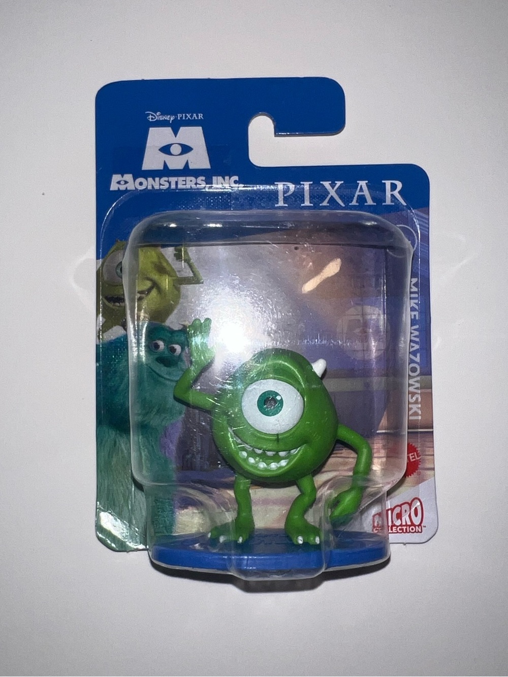Disney Pixar Monsters Inc Mike Wazowski Mattel Micro Collection Toy